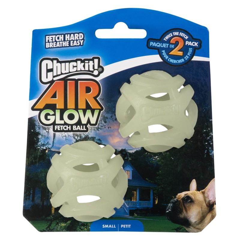 Balle à rapporter Chuckit! Air Glow S (lot de 2)