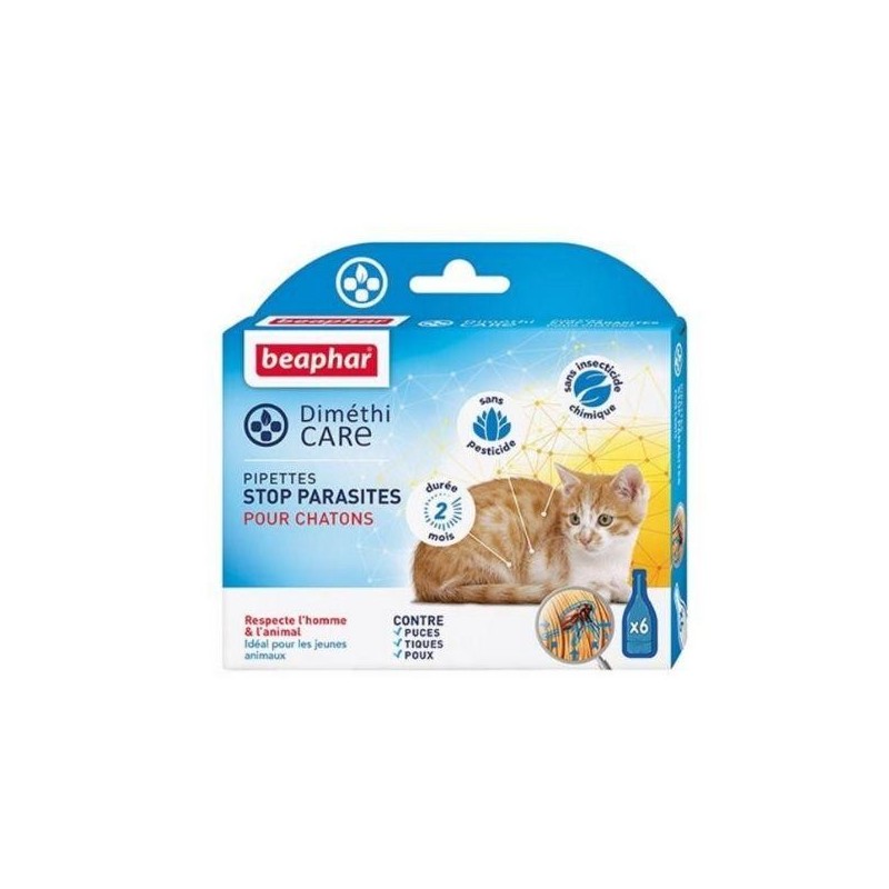 Pipettes antiparasitaires pour chatons