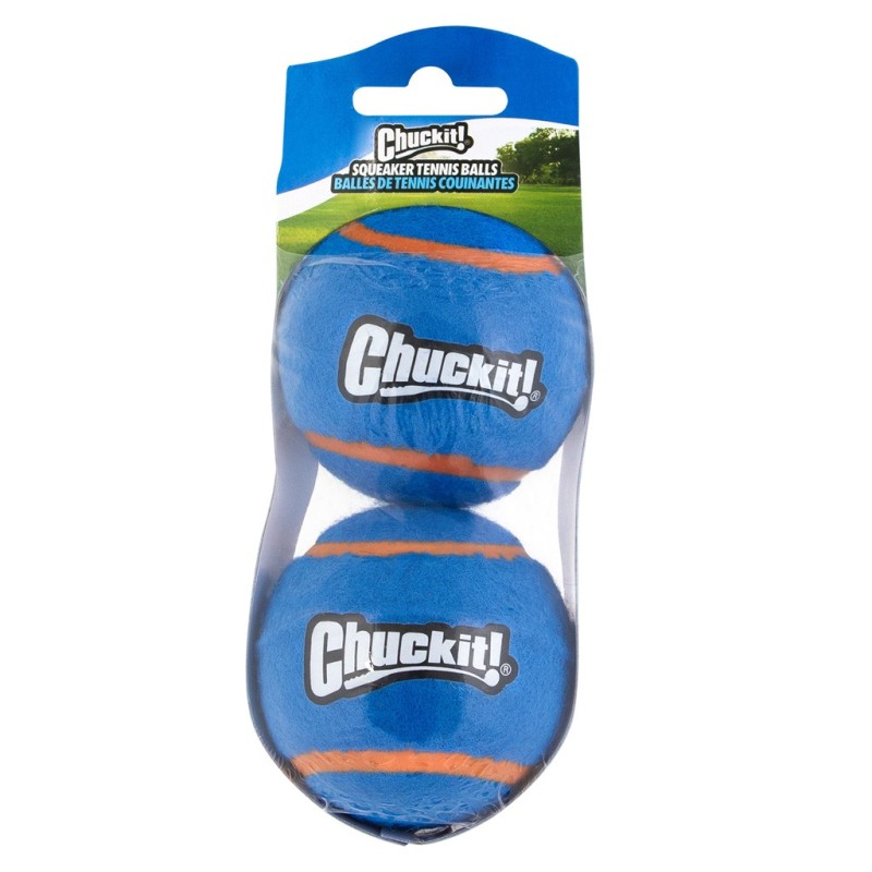 Balles de tennis couinantes Chuckit! M (lot de 2)