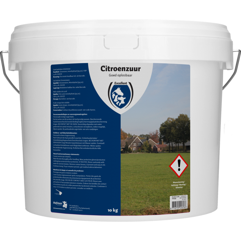 Excellent acide citrique 99,5 % 10 kg