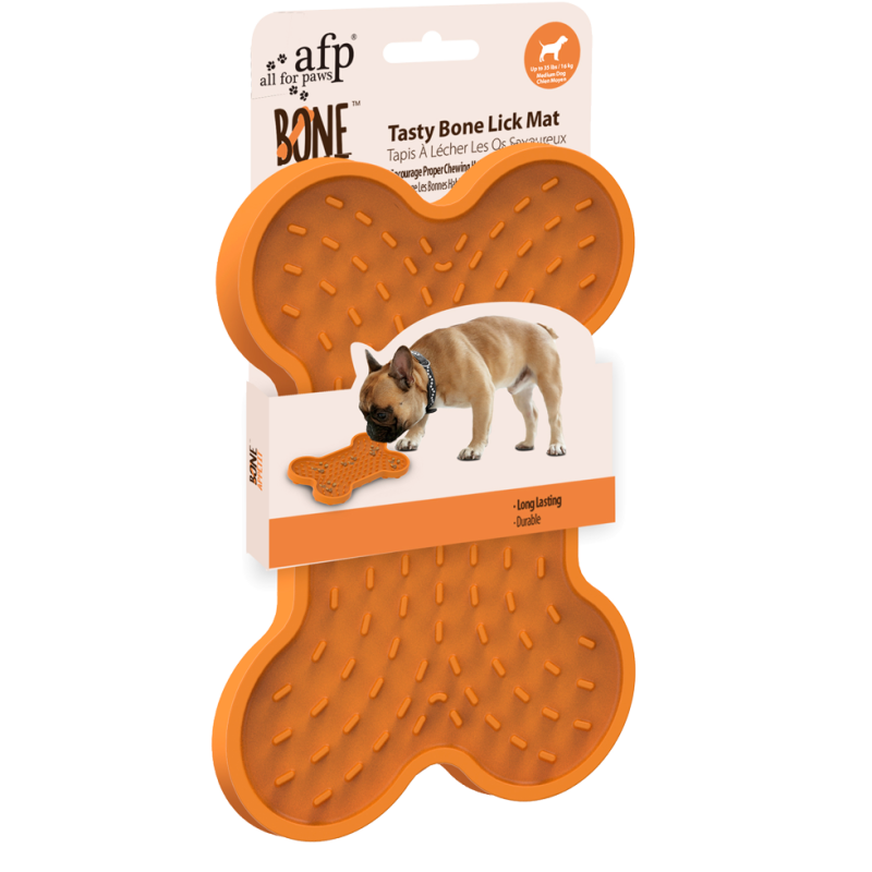 AFP Bone Appetit - Tapis à lécher pour os savoureux S