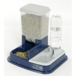 Distributeur eau et croquettes Duo Max pour chiens et chats