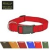 Collier pour chien en nylon réglable, boucle rapide, larg. 12 mm Couleur : Rouge