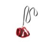 Harnais pour chat rouge / noir Taille : L