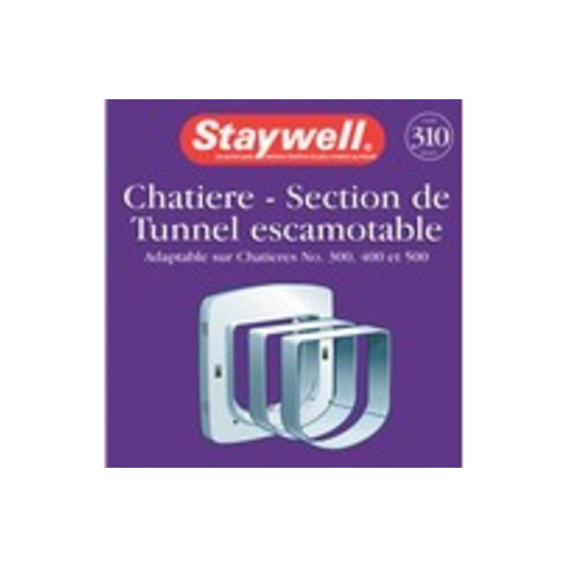 Tunnel escamotable pour chat-330 Couleur : Marron