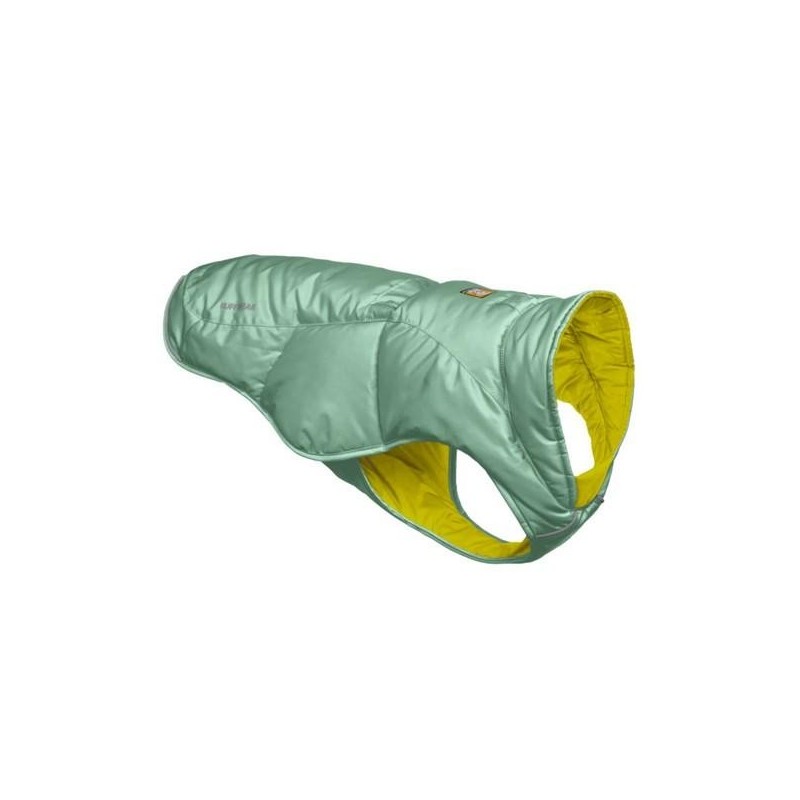 Manteau doudoune QUINZEE Verte - Veste chaude Ruffwear pour chien