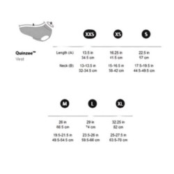 Manteau doudounne QUINZEE Bleue - Veste chaude Ruffwear pour chien Taille : M