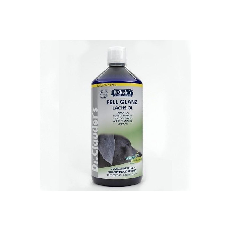 Fell Glanz - Huile de saumon, fortifiant peau et pelage 1L