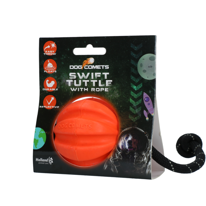 Chien Comètes Swift Tuttle avec corde Orange
