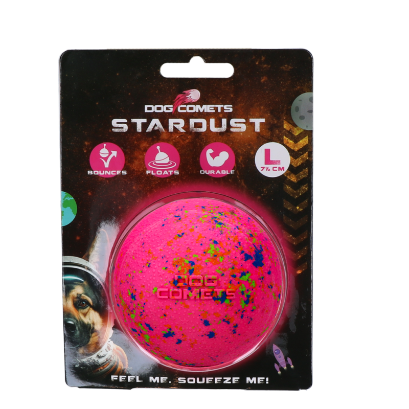 Chien Comètes Stardust Rose L