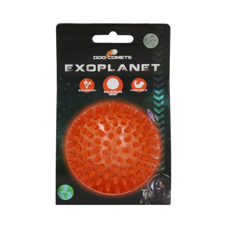 Chien Comètes Exoplanète Spiky Ball M Orange