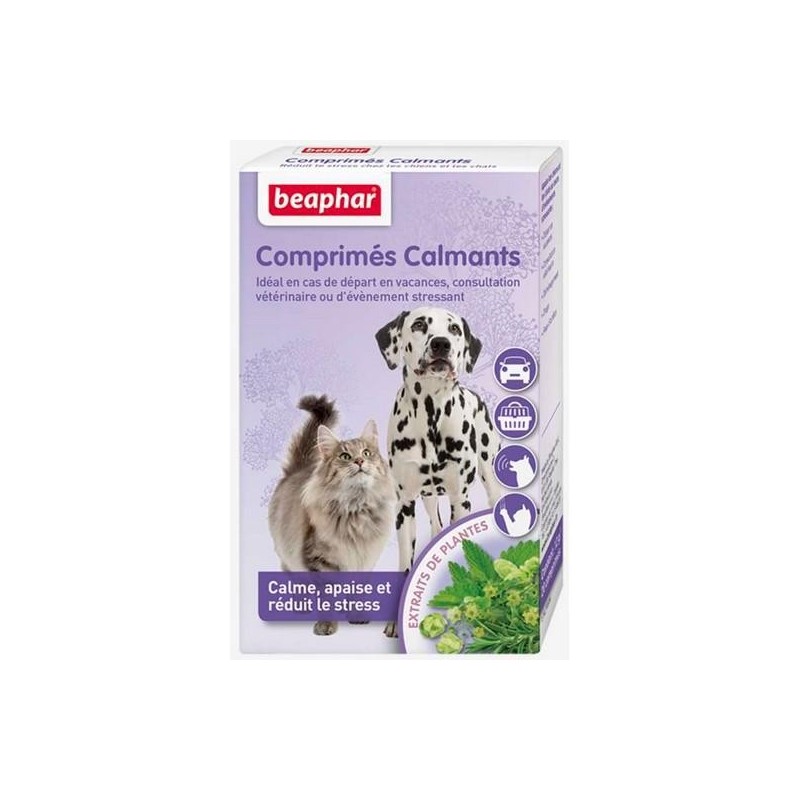 Comprimés calmants pour chien et chat Beaphar 20 comprimés