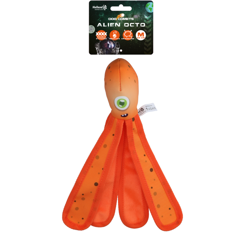 Chien Comètes Alien Octo M Orange