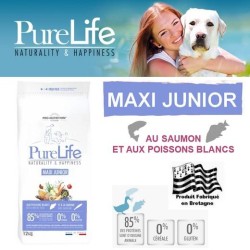 PureLife Maxi Junior - Aliment pour chiot de grande race 12kg