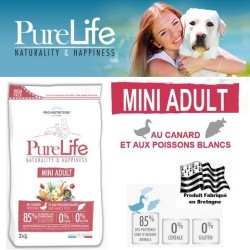 PureLife Mini Adulte - Aliment pour chien adulte de petite race 8kg