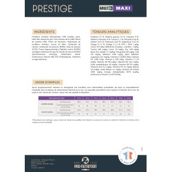 Prestige Adult Maxi 6+, croquettes pour chien Senior de grande taille 15kg