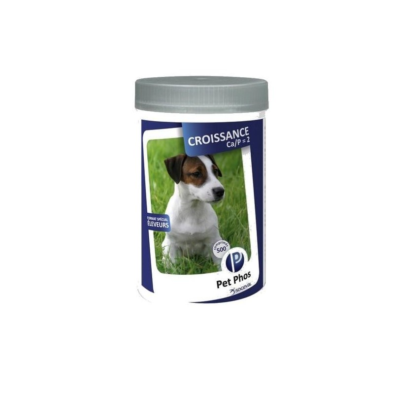 Pet Phos croissance CA/P:2     500 comprimés