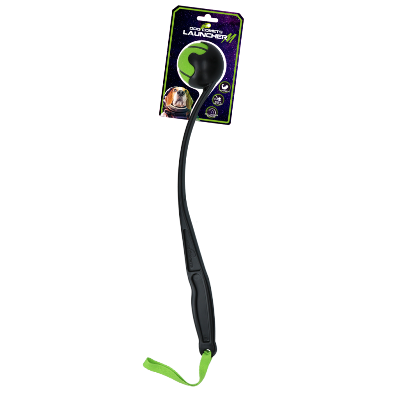 Lanceur de comètes pour chien vert M