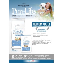 PureLife Medium Adulte - Aliment pour chien adulte de race moyenne 2kg