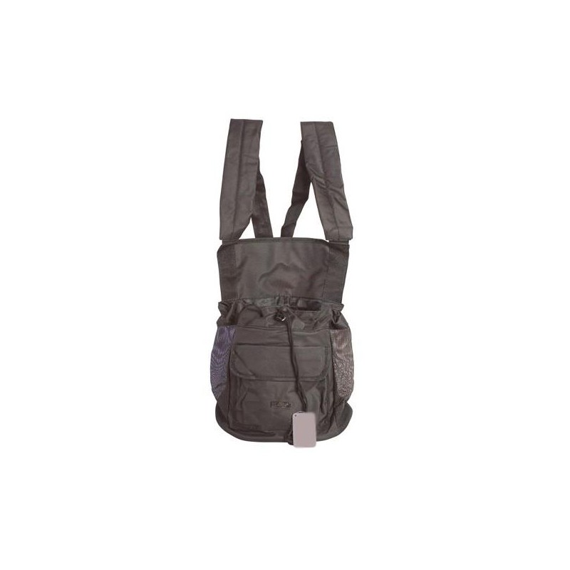 Sac de transport ventral Sac Noir 28 x 25 x H 40 cm