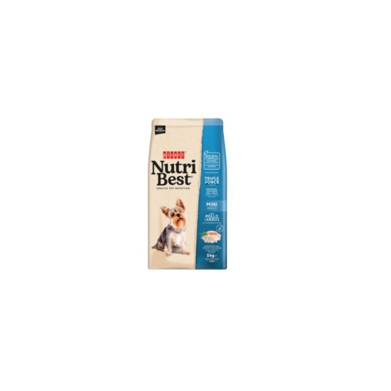 Nutribest Dog Adult mini - Poulet et riz 10 kg
