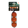 Balle de tennis Dog Comets Neutron Star avec couineur S Orange (pack de 3)