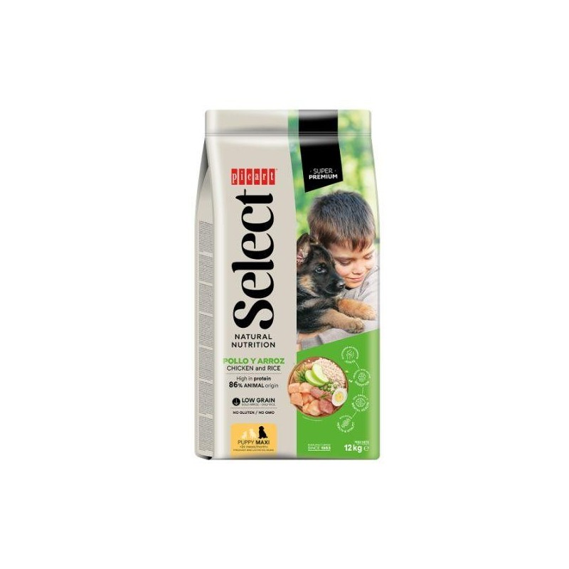 Select Puppy Maxi - Poulet et riz 12 kg