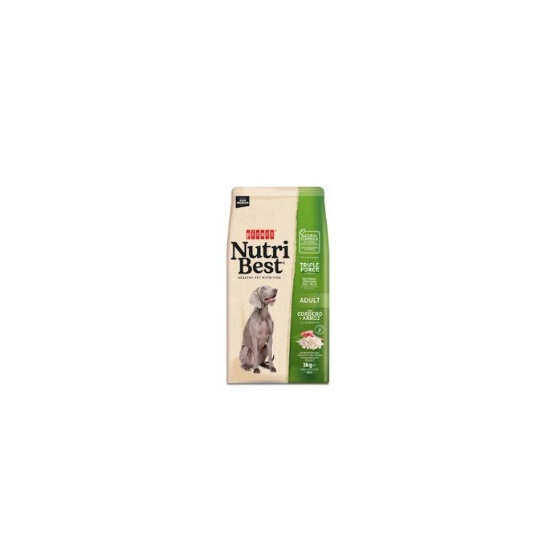 Nutribest Dog Adult - Agneau et riz 15 kg