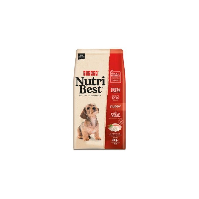 Nutribest Dog Puppy - Poulet et riz 15 kg