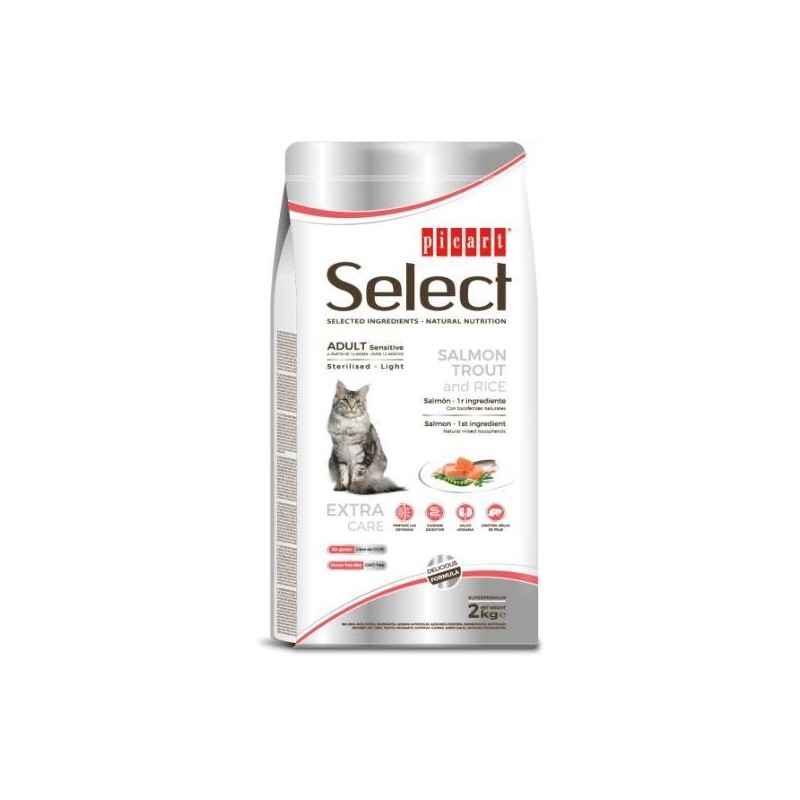 Select Cat Adult sensitive sterelised light 2kg
