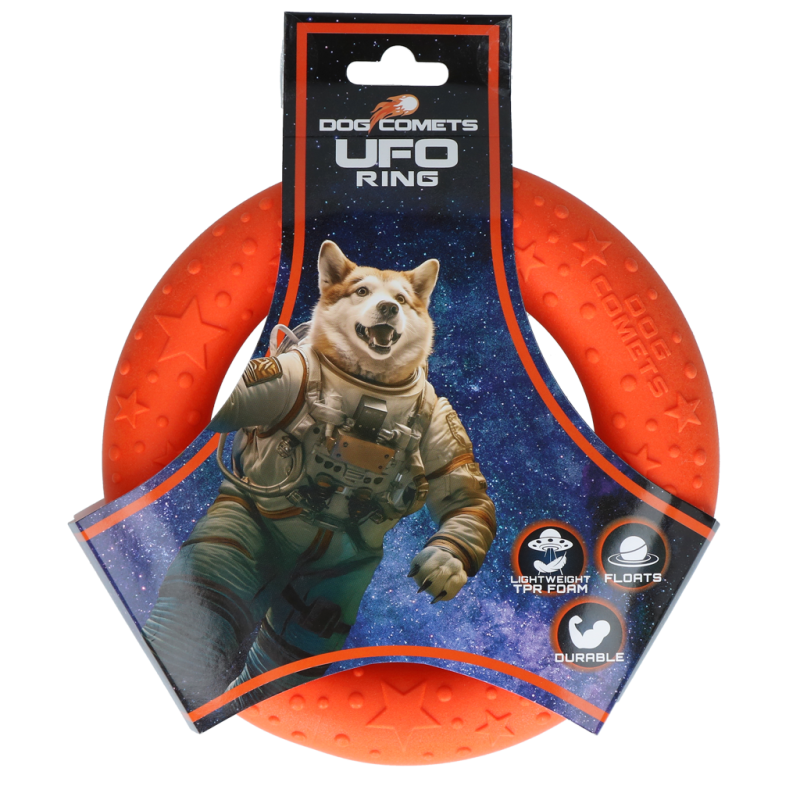 Bague OVNI Dog Comets Orange