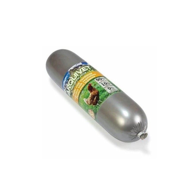 Arquivet saucisse de poulet aux legumes 500 g