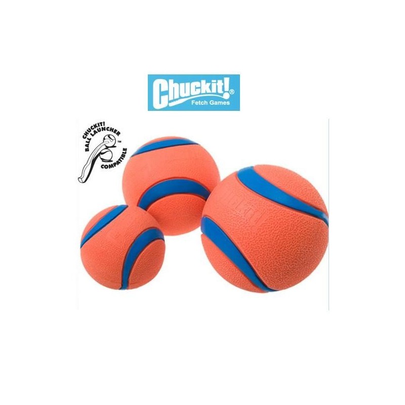 Ultra Ball Chuckit - Balle pour chien Taille : 85 mm