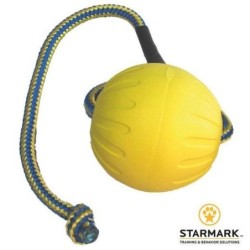 Jouet pour chien Fantastic Foam Ball avec corde Taille : 6.5 cm