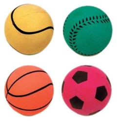 Balle caoutchouc mousse...