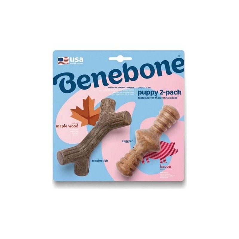 PUPPY DENTAL PACK - Jouet à mastiquer spécial chiot au goût de Bacon