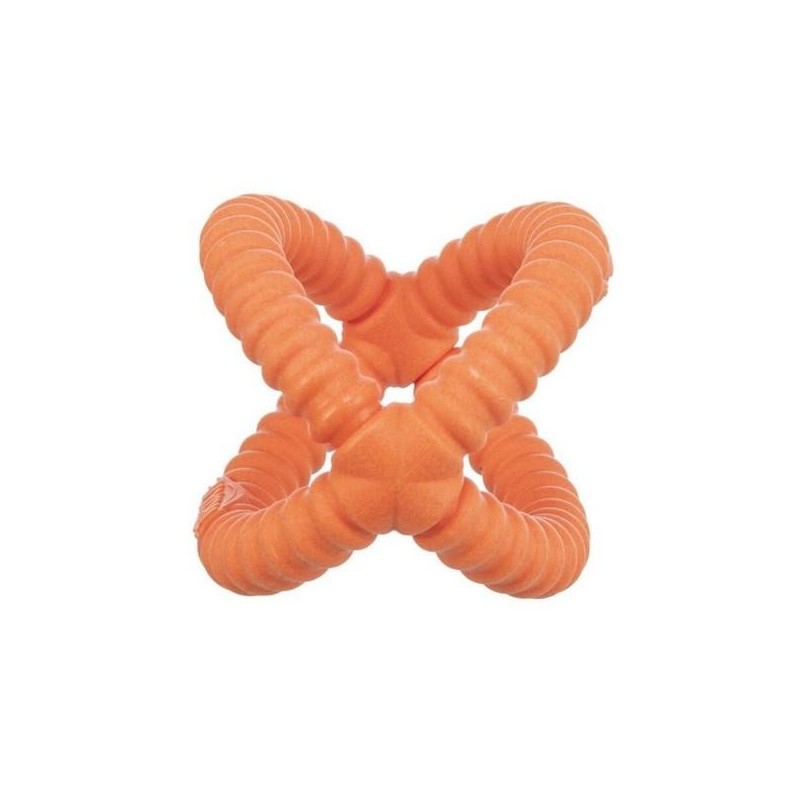 Aqua Toy - Balle Corde de Traction TPR ORANGE 14cm