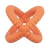 Aqua Toy - Balle Corde de Traction TPR ORANGE 14cm
