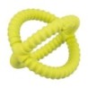 Aqua Toy - Balle Corde de Traction TPR JAUNE 17cm
