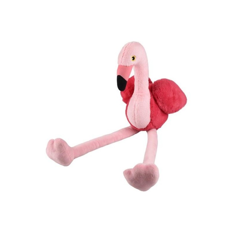 Peluche flamant rose Taille : 75 cm