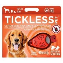 Tickless Pet à pile Orange