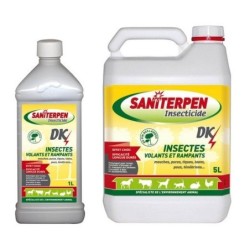 Insecticide DK - Désinfectant Saniterpen  5 litres