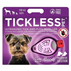 Tickless Pet à pile Rose