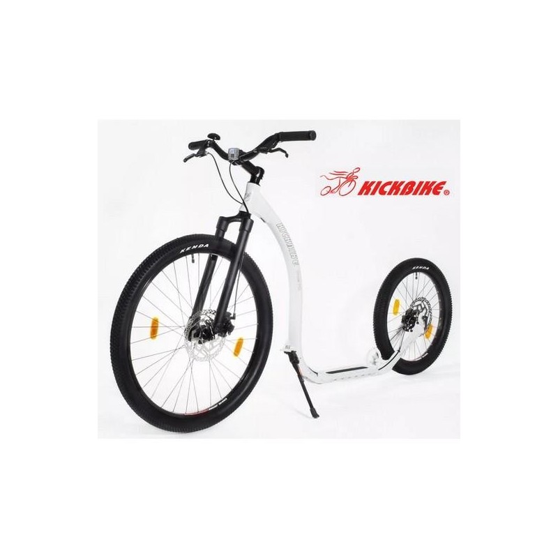 Patinette Kickbike Cross Fix Blanc