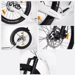 Patinette Kickbike Cross Fix Blanc