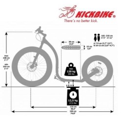 Patinette Kickbike FAT MAX - Sport canin
