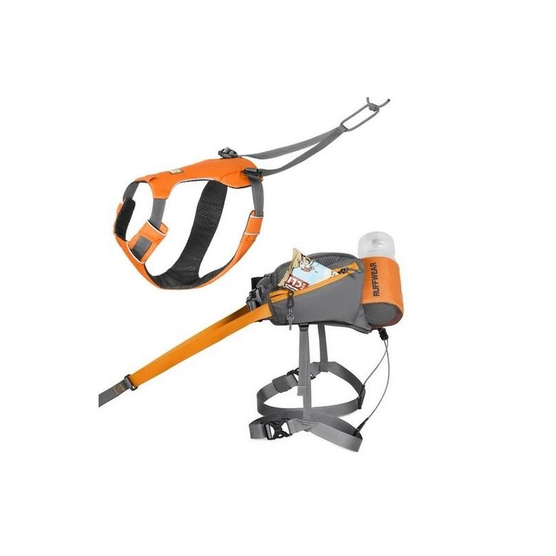 Kit Canicross & Ski Joering - Omnijore Ruffwear - Baudrier + harnais  Small