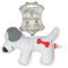 Doggy Doodles Âne brun Chiot Gris Clair