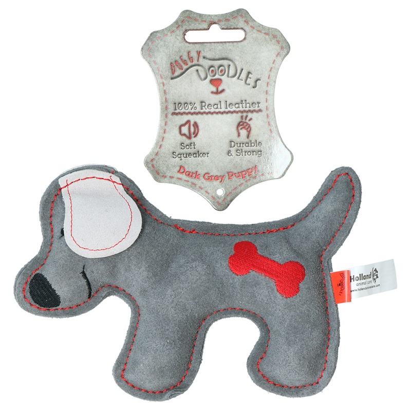Doggy Doodles Âne brun Chiot Gris foncé
