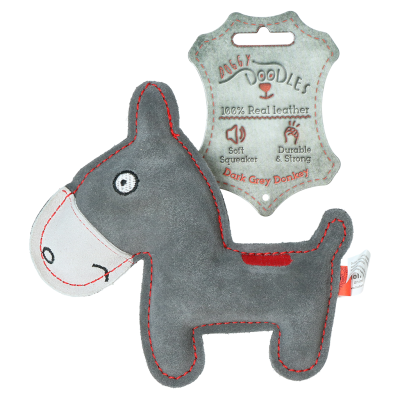 Doggy Doodles Âne marron Âne gris foncé